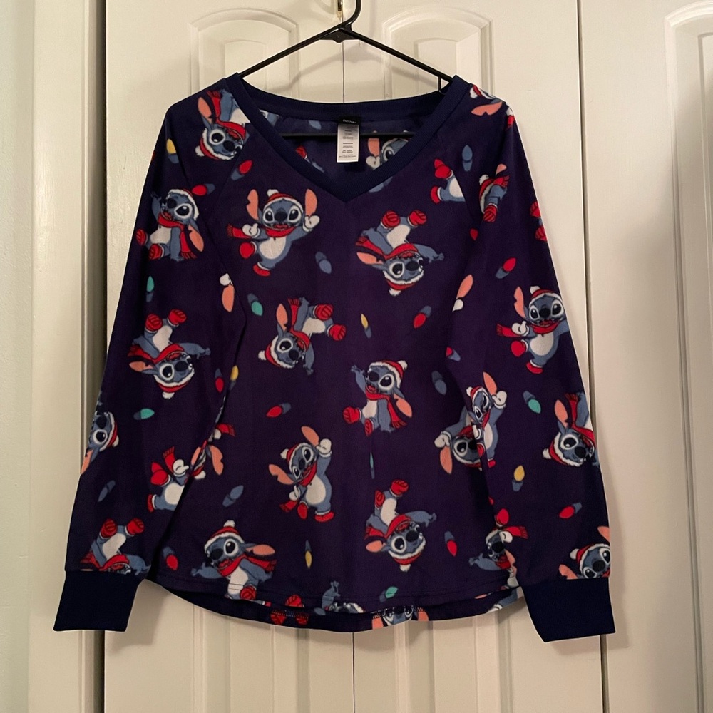 Disney Soft Sleepwear with Stitch Christmas pattern